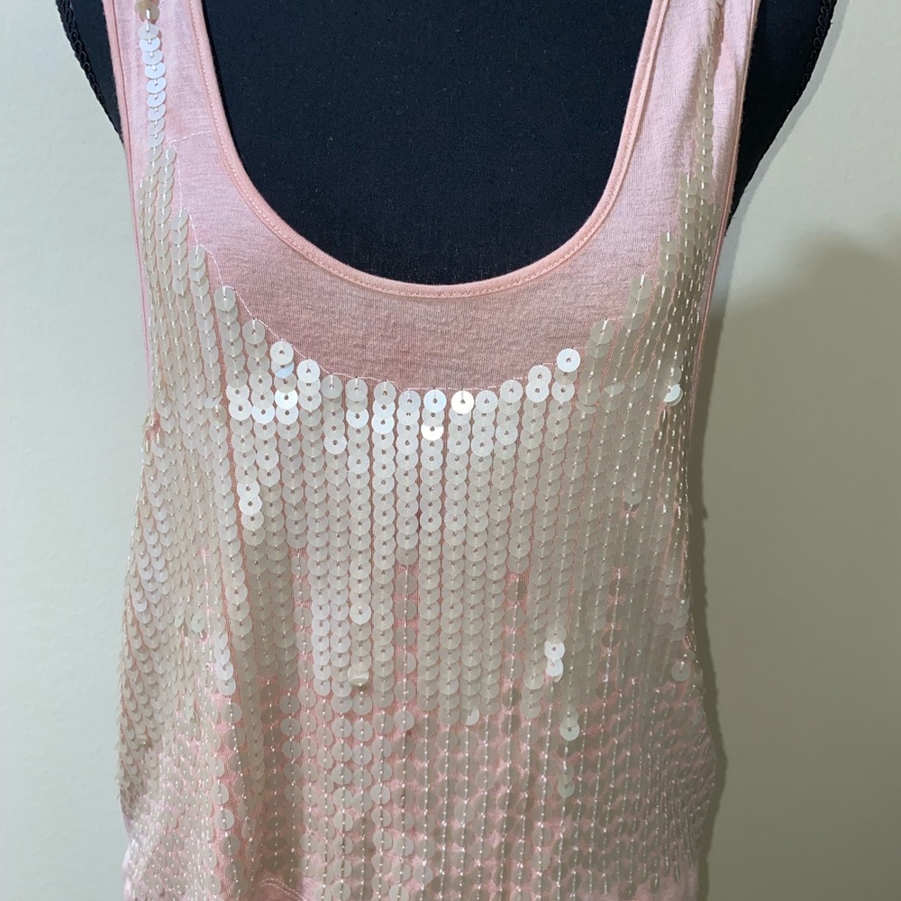 Urban Behavior S/P sequin top / buy one get one free ( showing in photos) peach